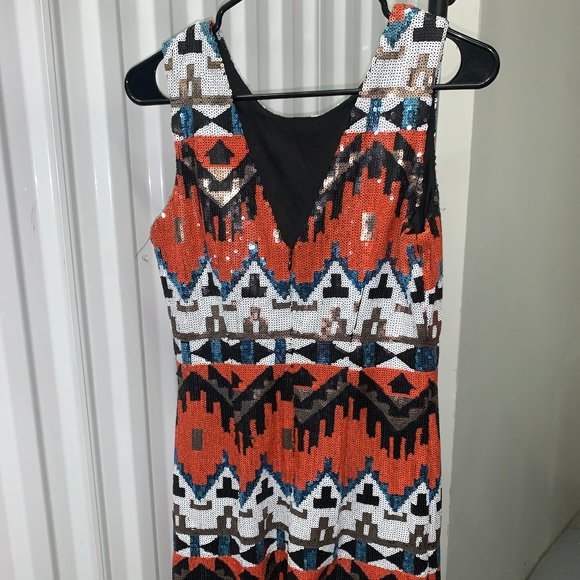 Multi-colored Sequin Dress - Picture 1 of 2